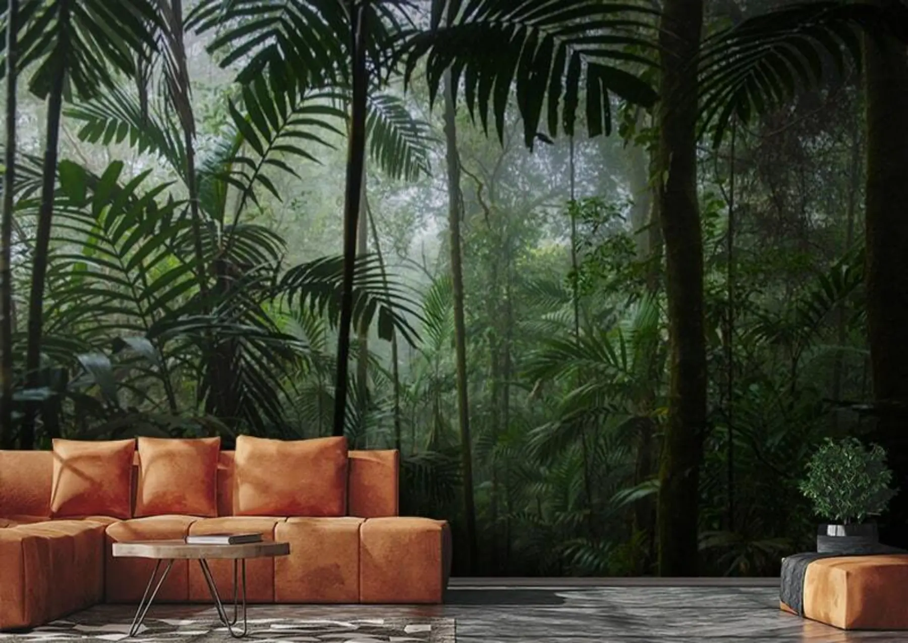 zidne murale Tropska šuma u72344