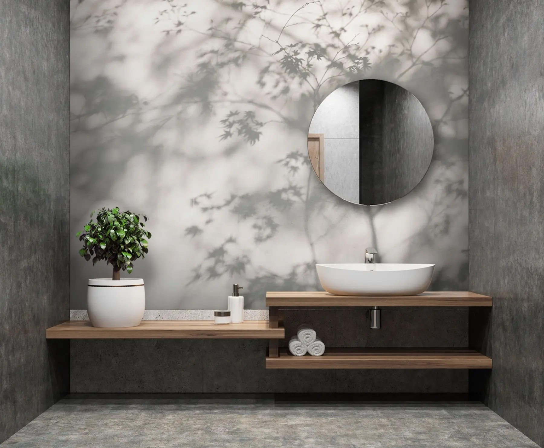 zidne murale Sjena na zidu u79829