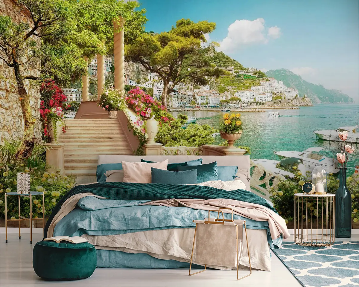 zidne murale Cvijet, biljka i nebo u12401