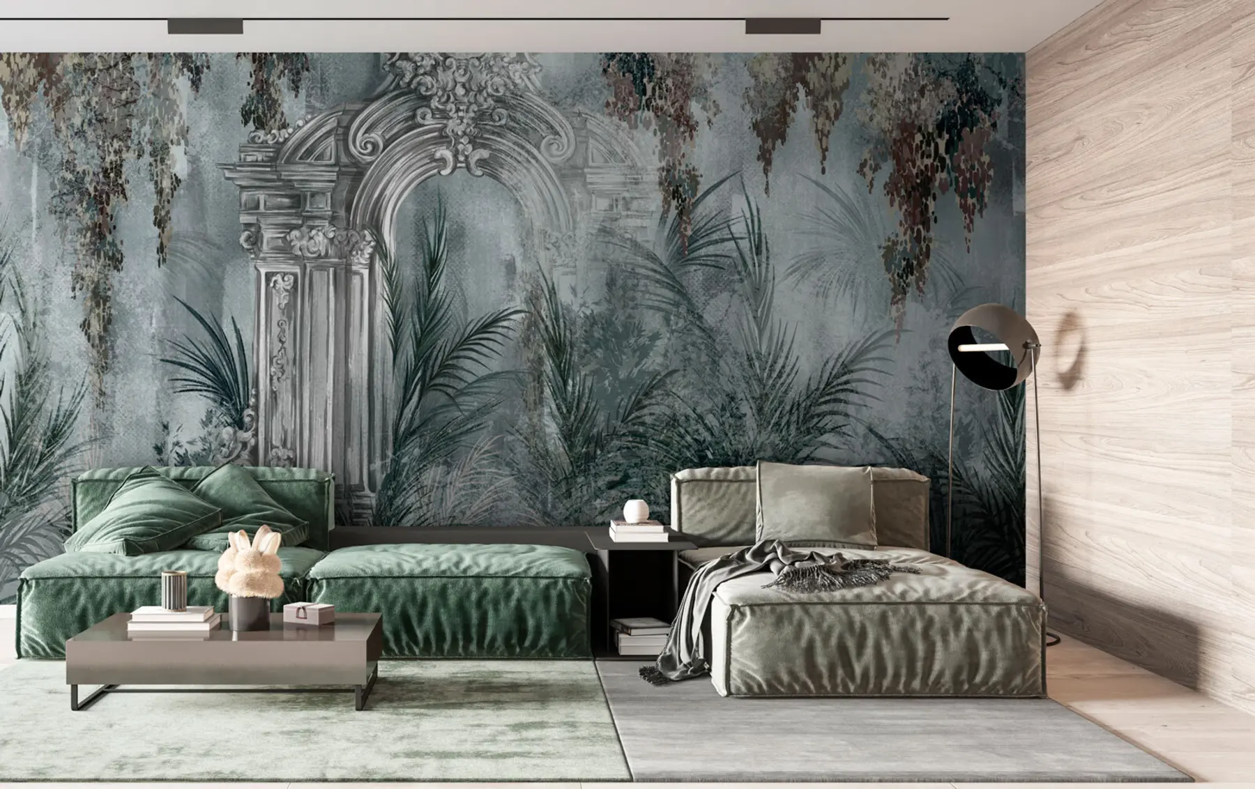 zidne murale Novi trend dekoracije Antikni luk u biljkama u73897