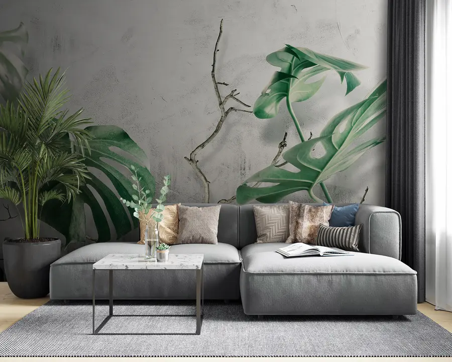 zidne murale Plant, leaf and organism u33606