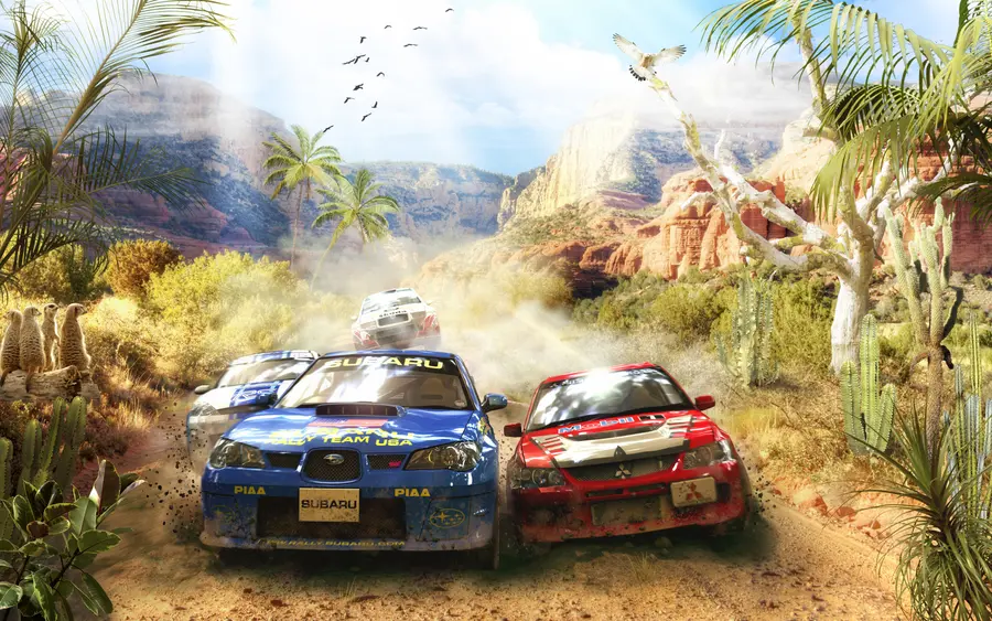 zidne murale Rally u kanjonu u64438