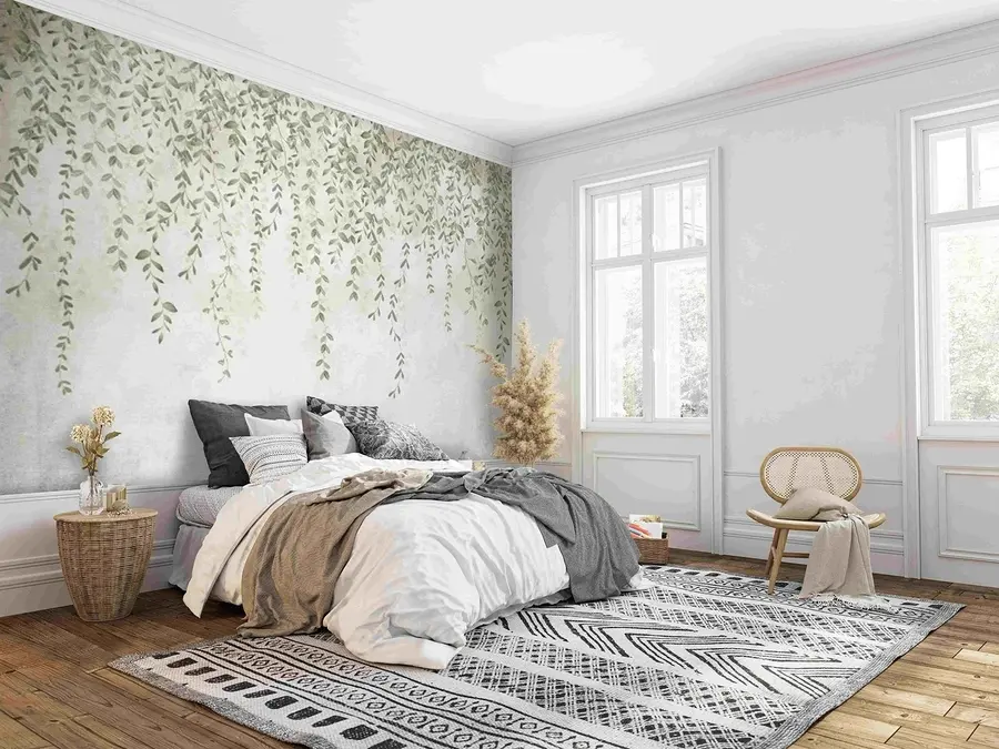 zidne murale Loze s lišćem u71244