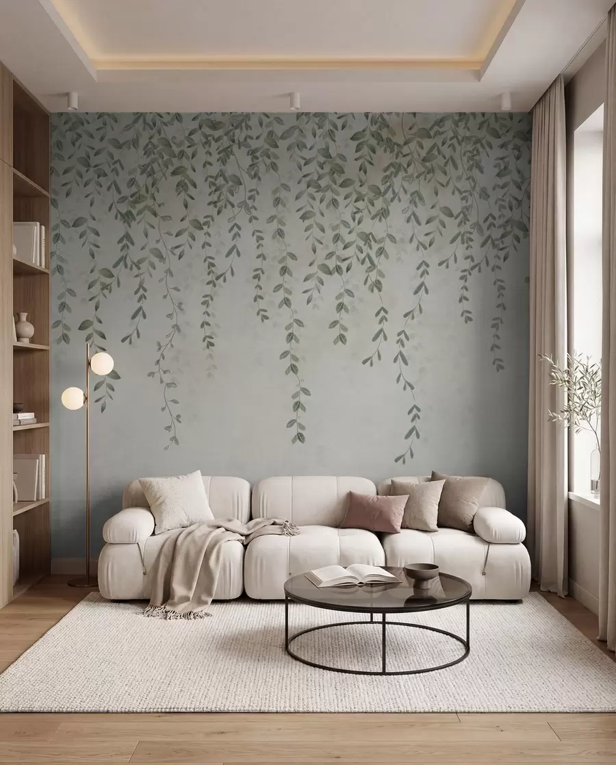 zidne murale Loze s lišćem u71244
