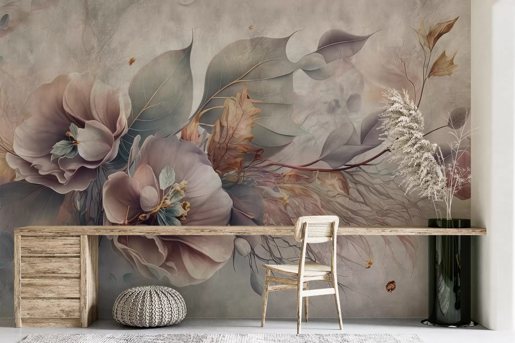 zidne murale Chimera cvijeće u93930