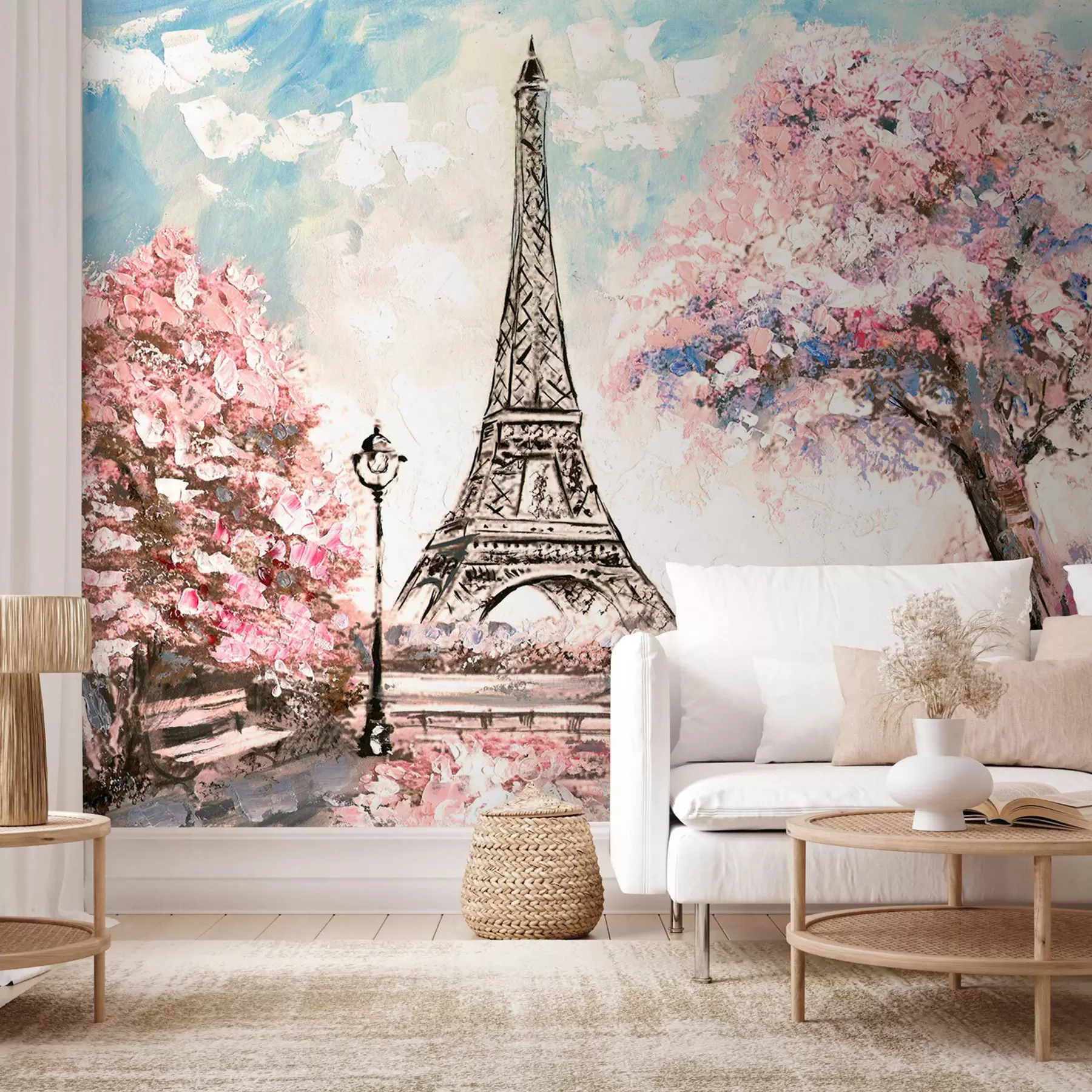 zidne murale Ulični pogled na Pariz u74631