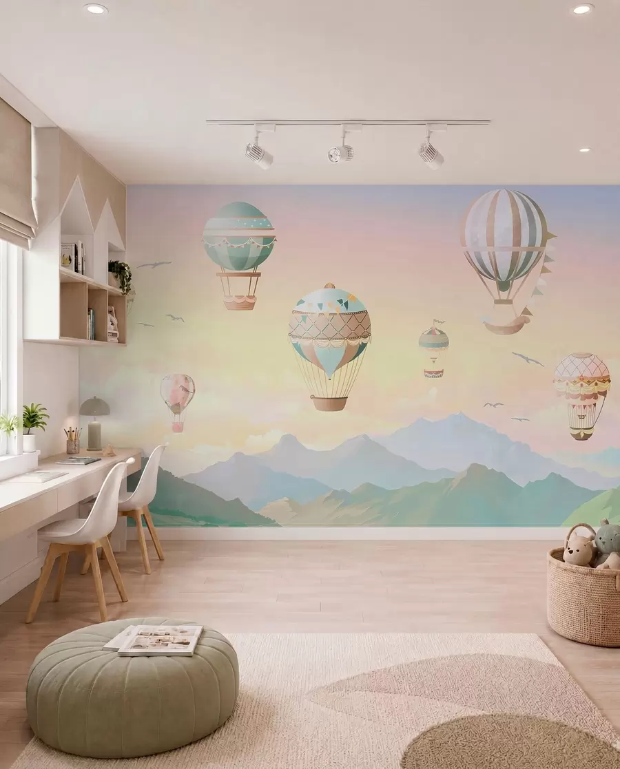 zidne murale Baloni nad dolinom u94137