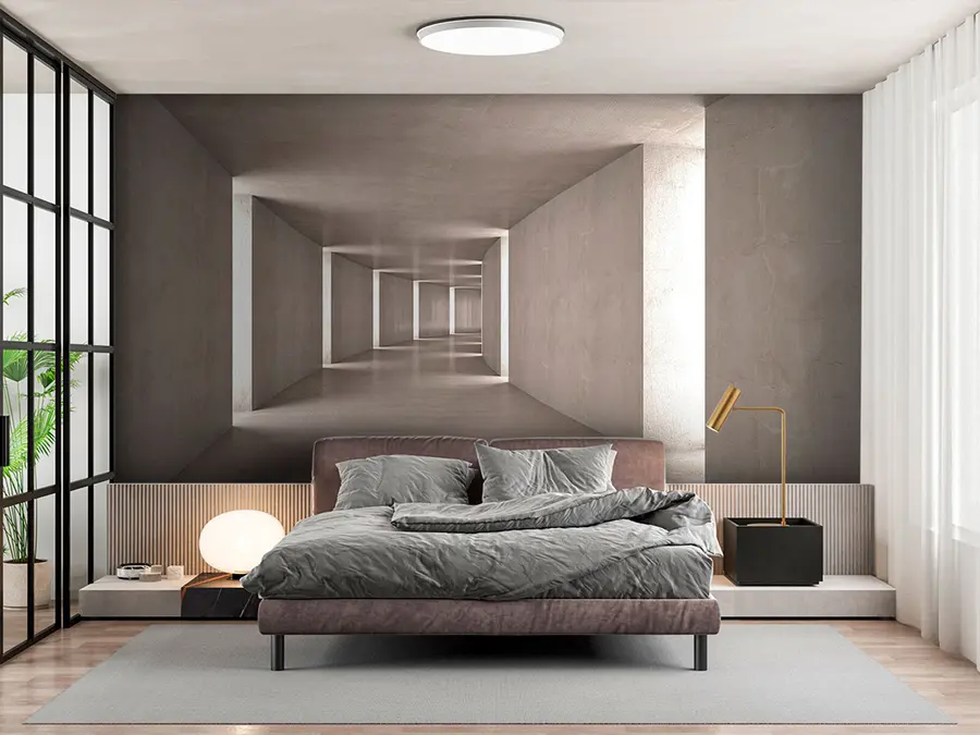 zidne murale Apstraktni tunel u75401