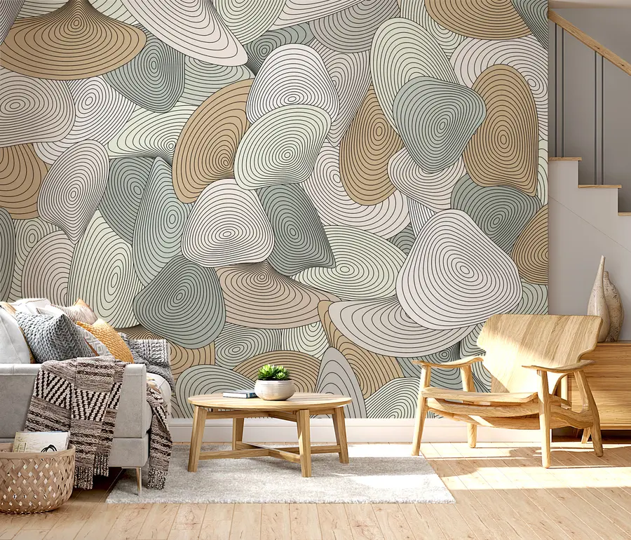 zidne murale spiralni ukras u94475