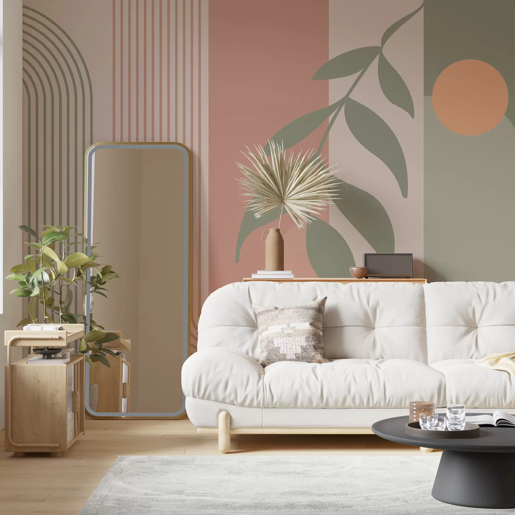 zidne murale Lukovi i ukrasni elementi u boho stilu u94153