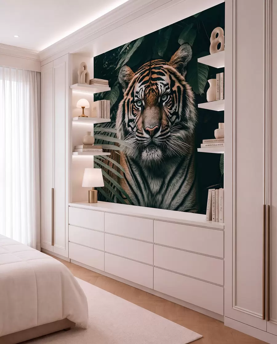 zidne murale Tigar u prašumi u95619