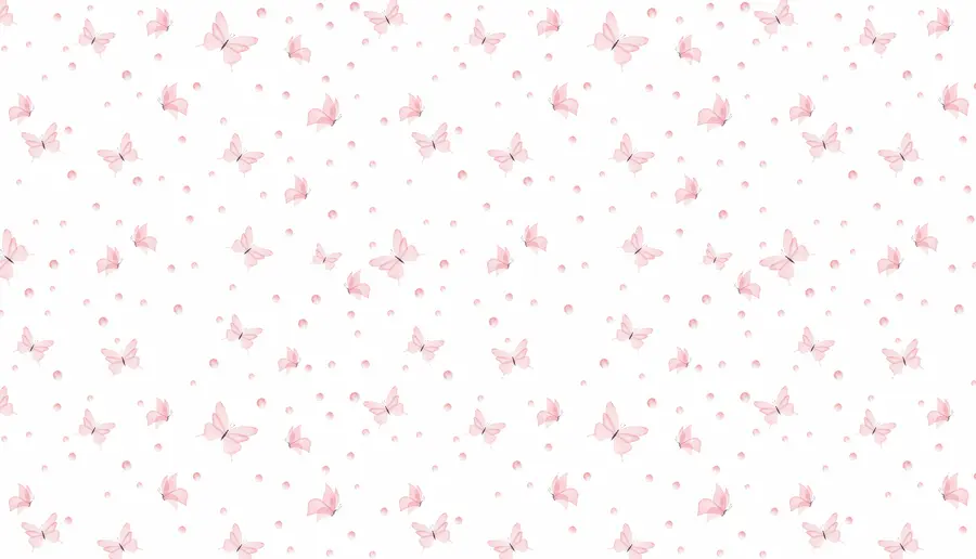 zidne murale Akvarel ružičasti leptiri u96109