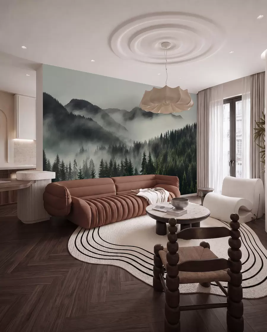 zidne murale Planinski krajolik i mir u96027