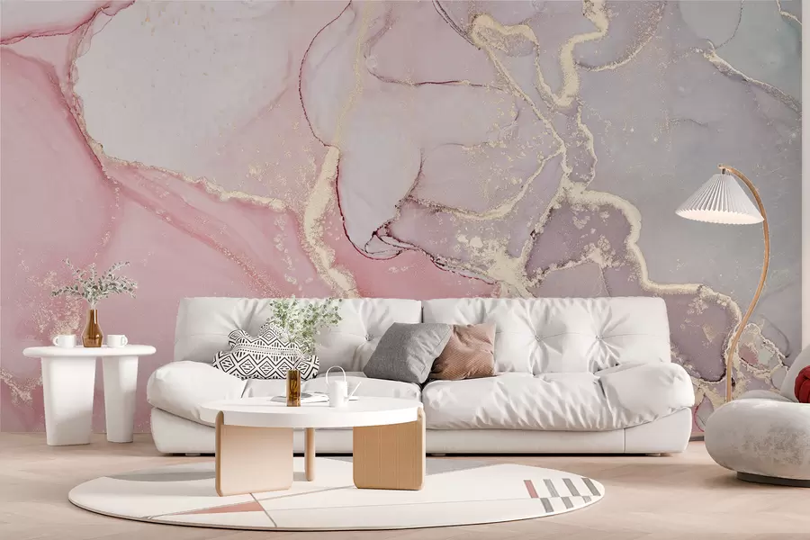 zidne murale Ružičasti mramor u13857