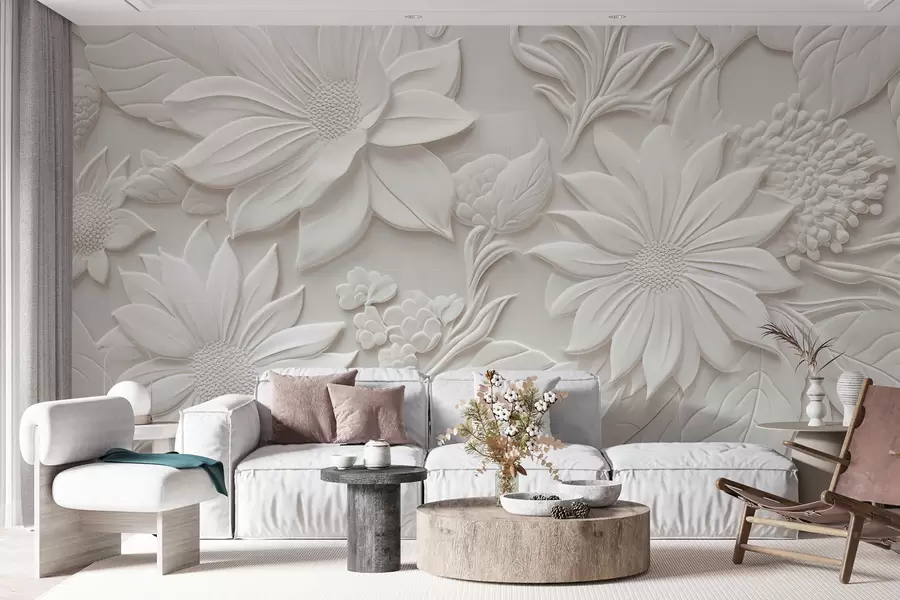 zidne murale 3-D cvijeće u96695