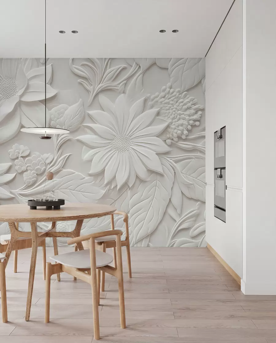 zidne murale 3-D cvijeće u96695