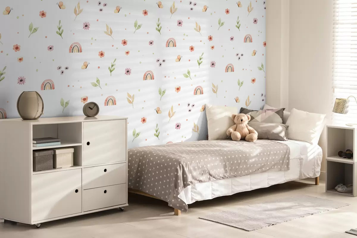 zidne murale Dječji crtež akvarelom u96608