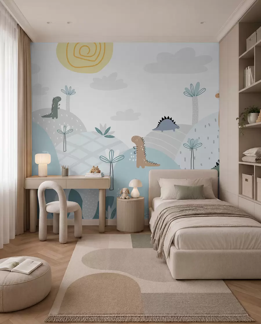 zidne murale svijet dinosaura u96460