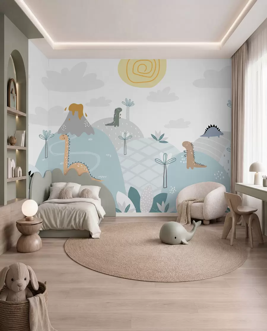 zidne murale svijet dinosaura u96460