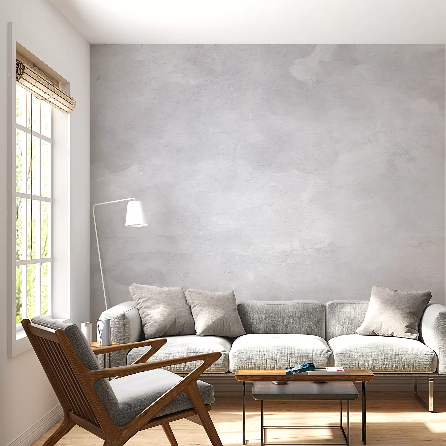 zidne murale Sivi zadimljeni beton u97232