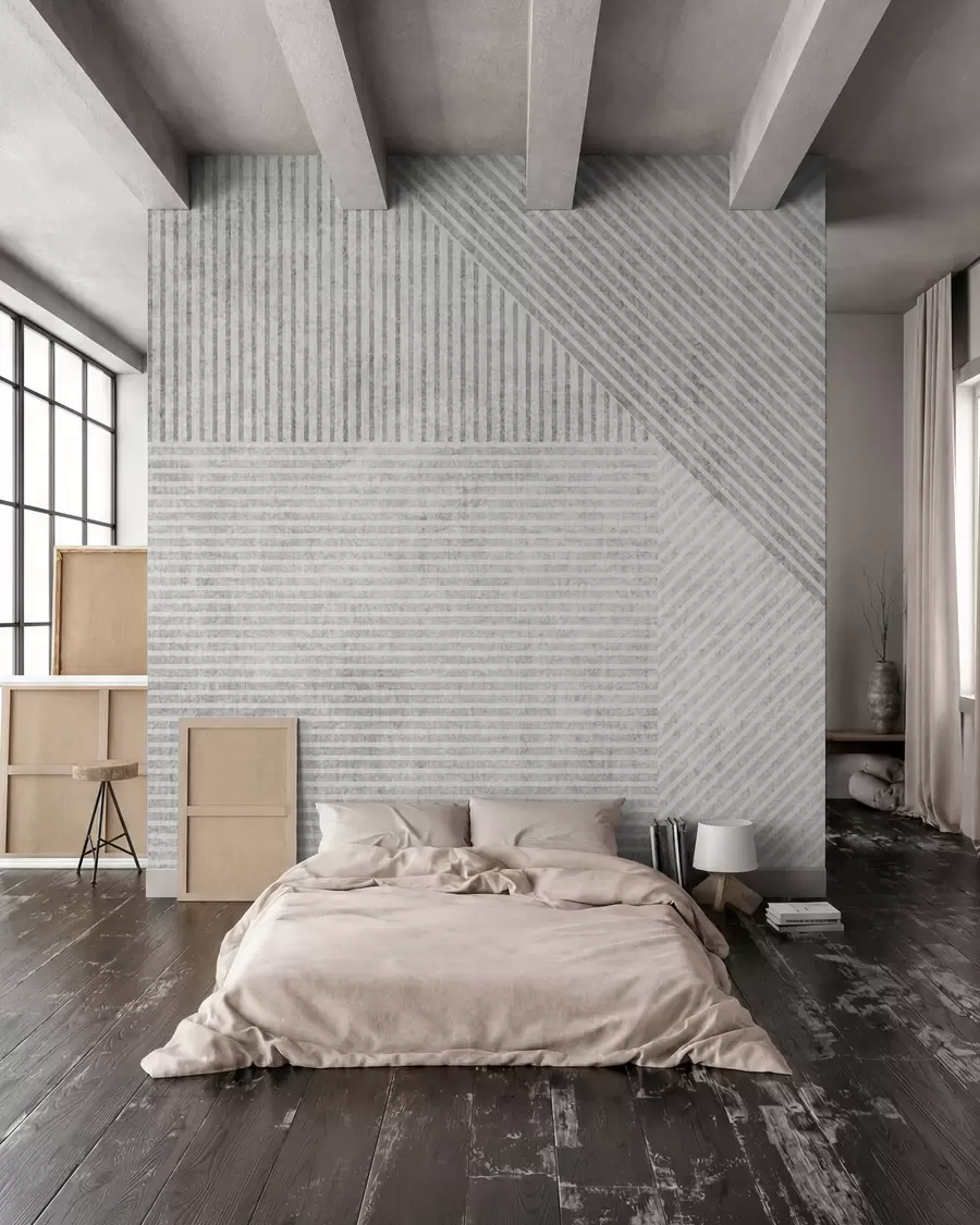 zidne murale Geometrijske vintage linije u96331