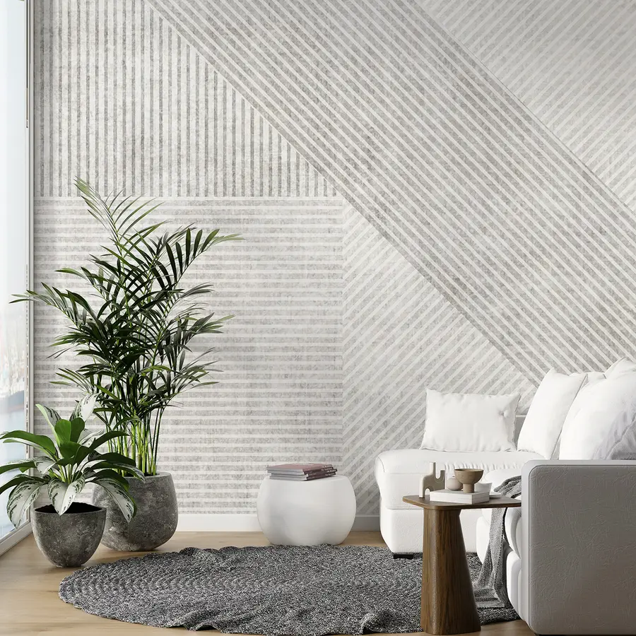 zidne murale Geometrijske vintage linije u96331