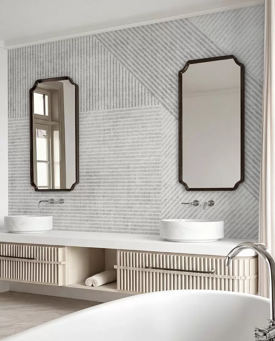 zidne murale Geometrijske vintage linije u96331