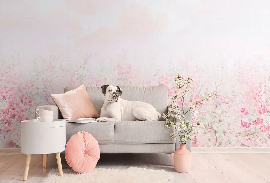 zidne murale 3D reljefno cvijeće u97407