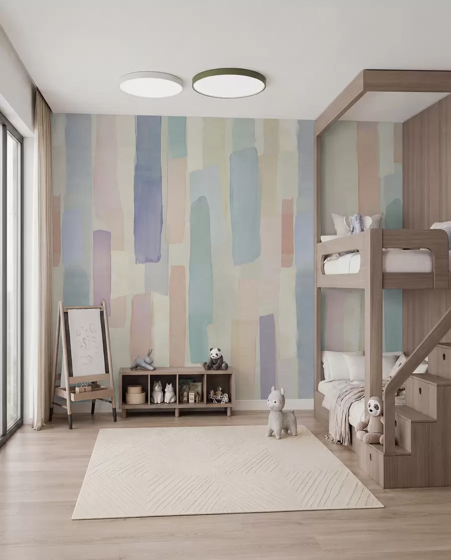 zidne murale Pastelni potezi kista u97869