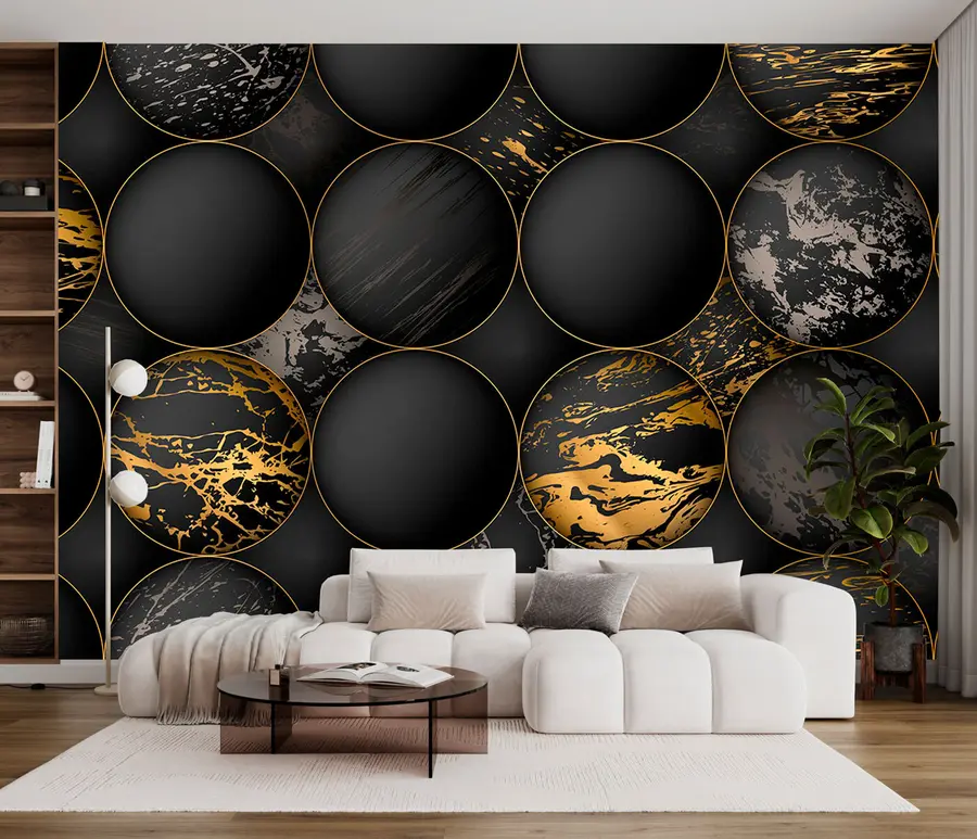 zidne murale 3D apstraktni motiv u97726