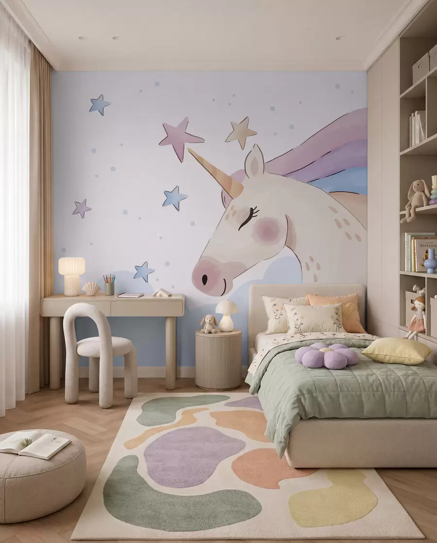 zidne murale Zvjezdana griva jednoroga u97532
