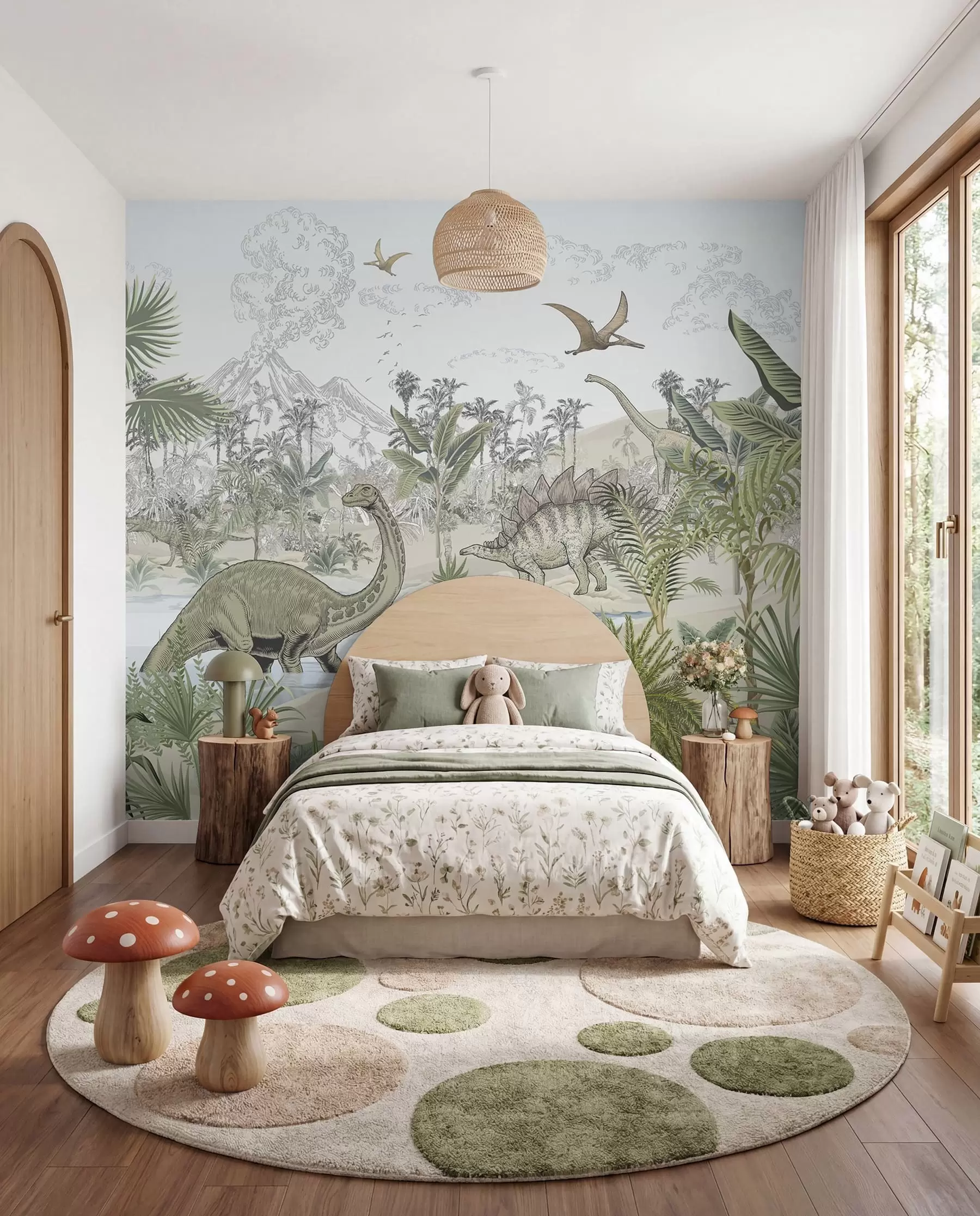 zidne murale Dolina dinosaura u98674