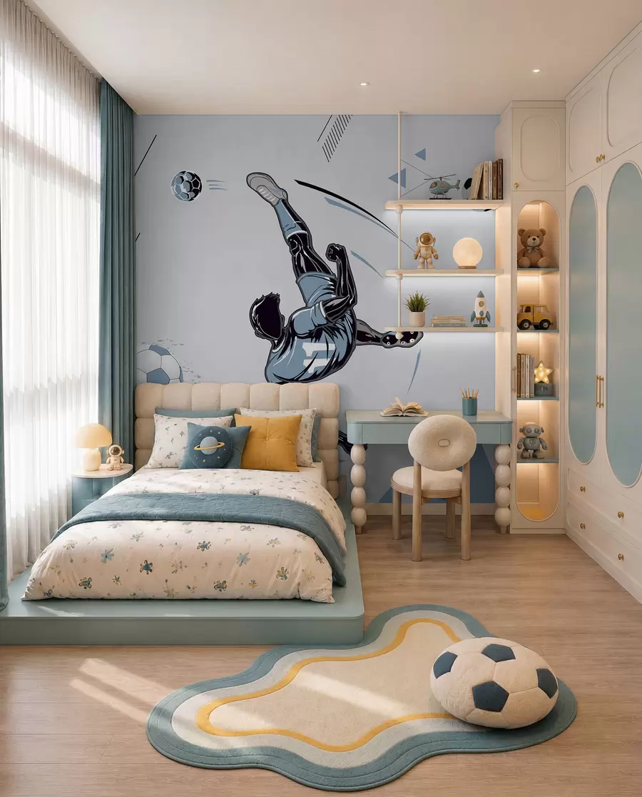 zidne murale Gol škaricama u98736