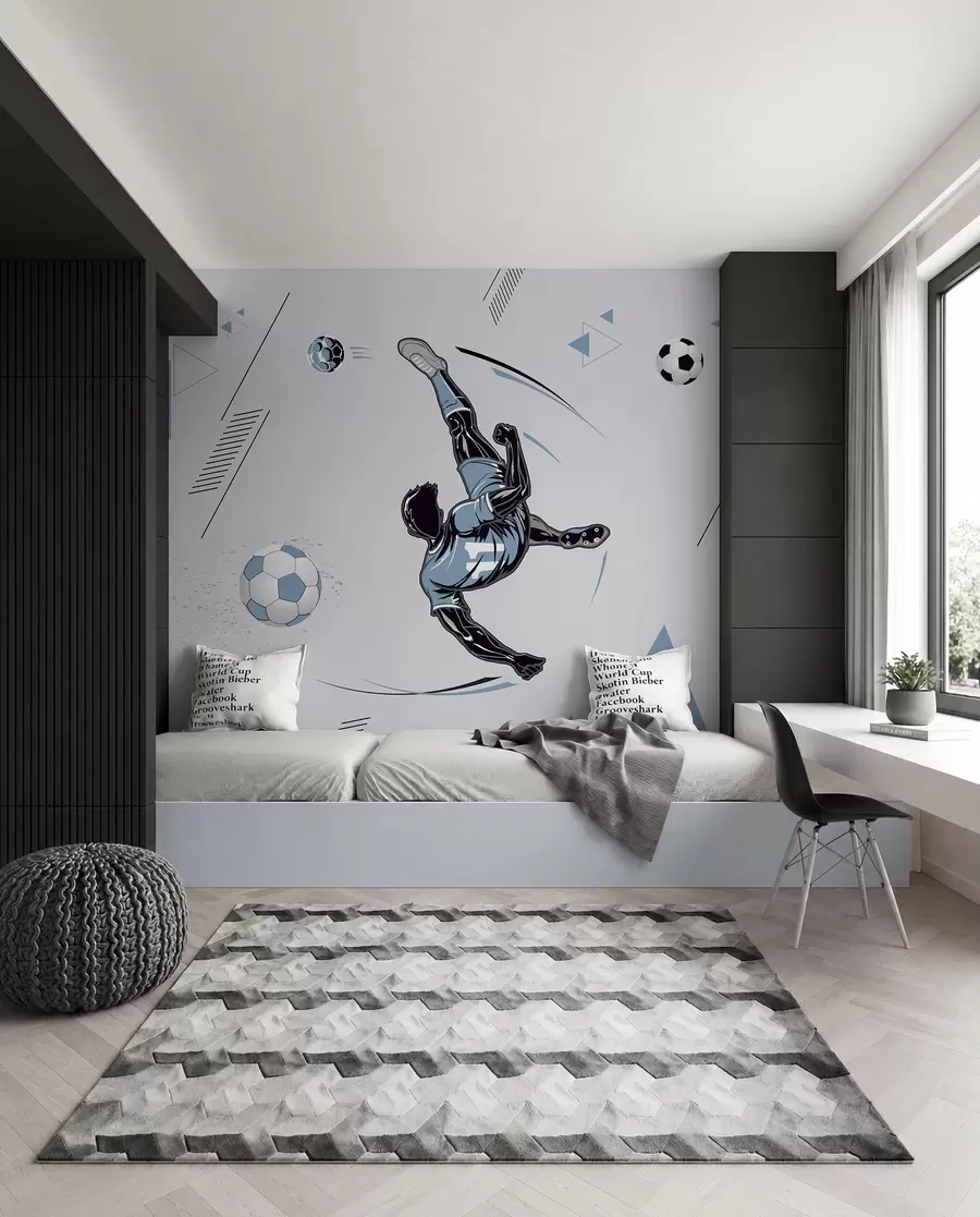 zidne murale Gol škaricama u98736