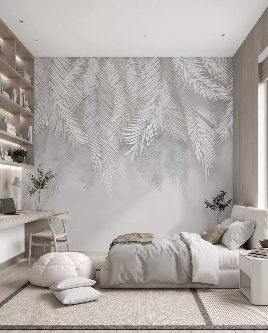 zidne murale Viseće palmino lišće u48556d1