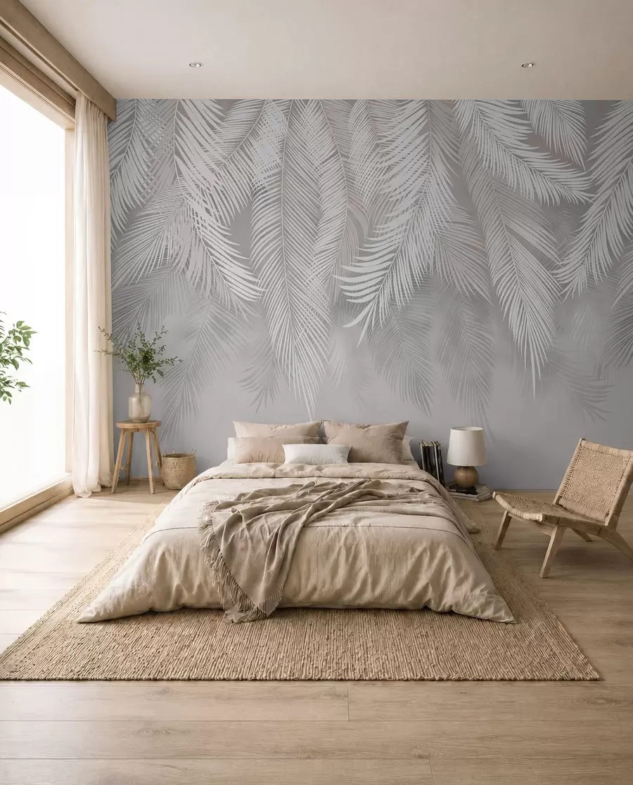 zidne murale Viseće palmino lišće u48556d2