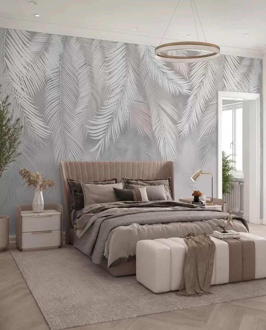 zidne murale Viseće palmino lišće u48556d2