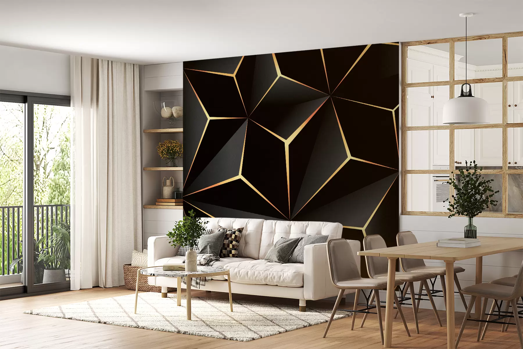 zidne murale Crni trokut u72104d1