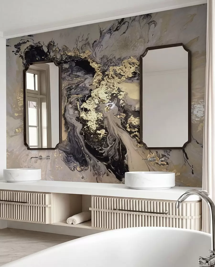 zidne murale Crni mramor u16941d3
