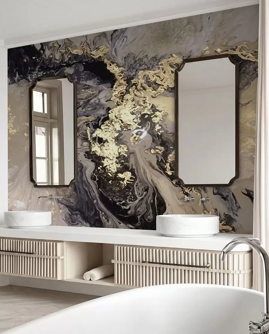 zidne murale Crni mramor u16941d2