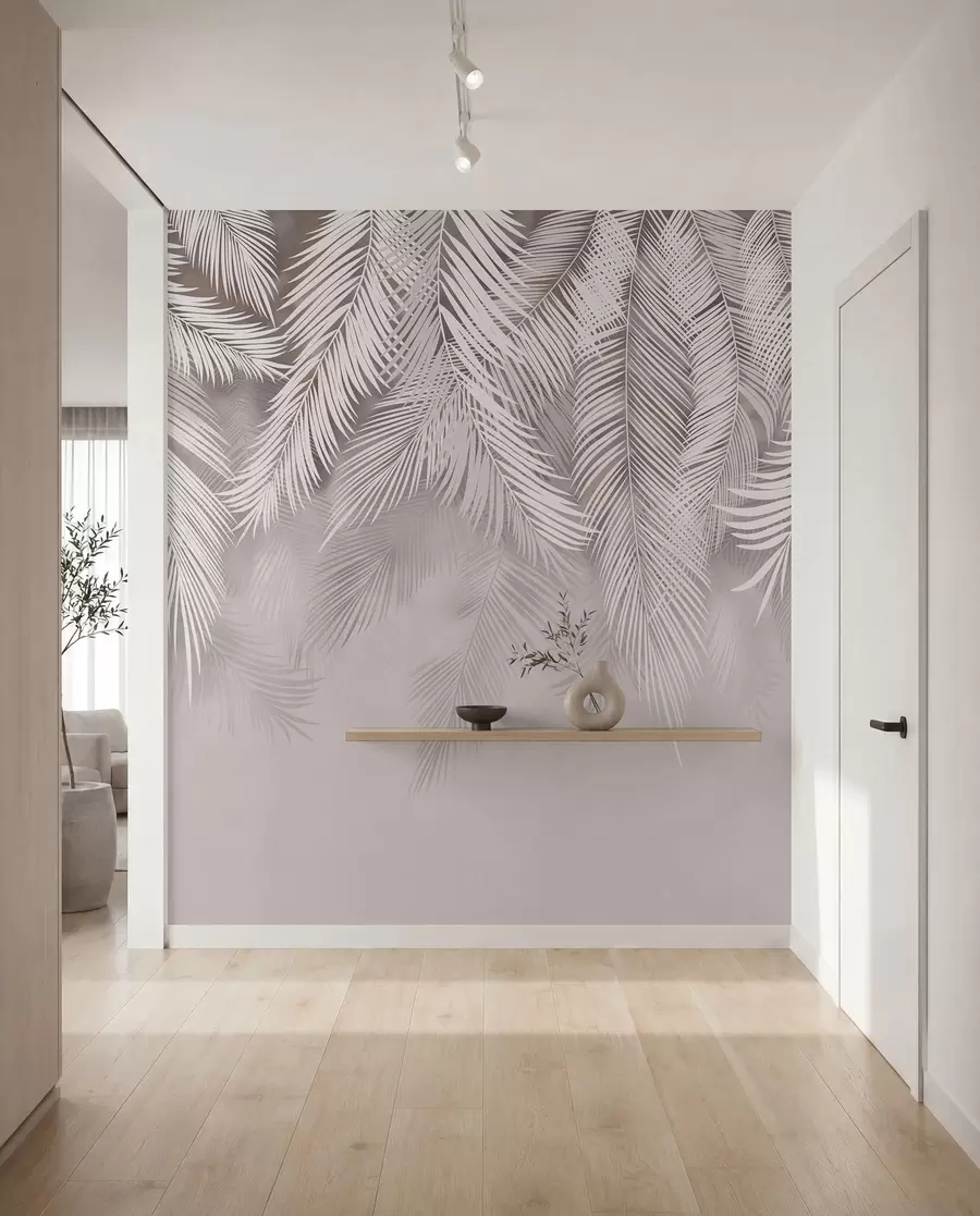 zidne murale Nježni opušteni listovi u48556v5d1
