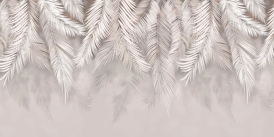 zidne murale Nježni opušteni listovi u48556v5d2