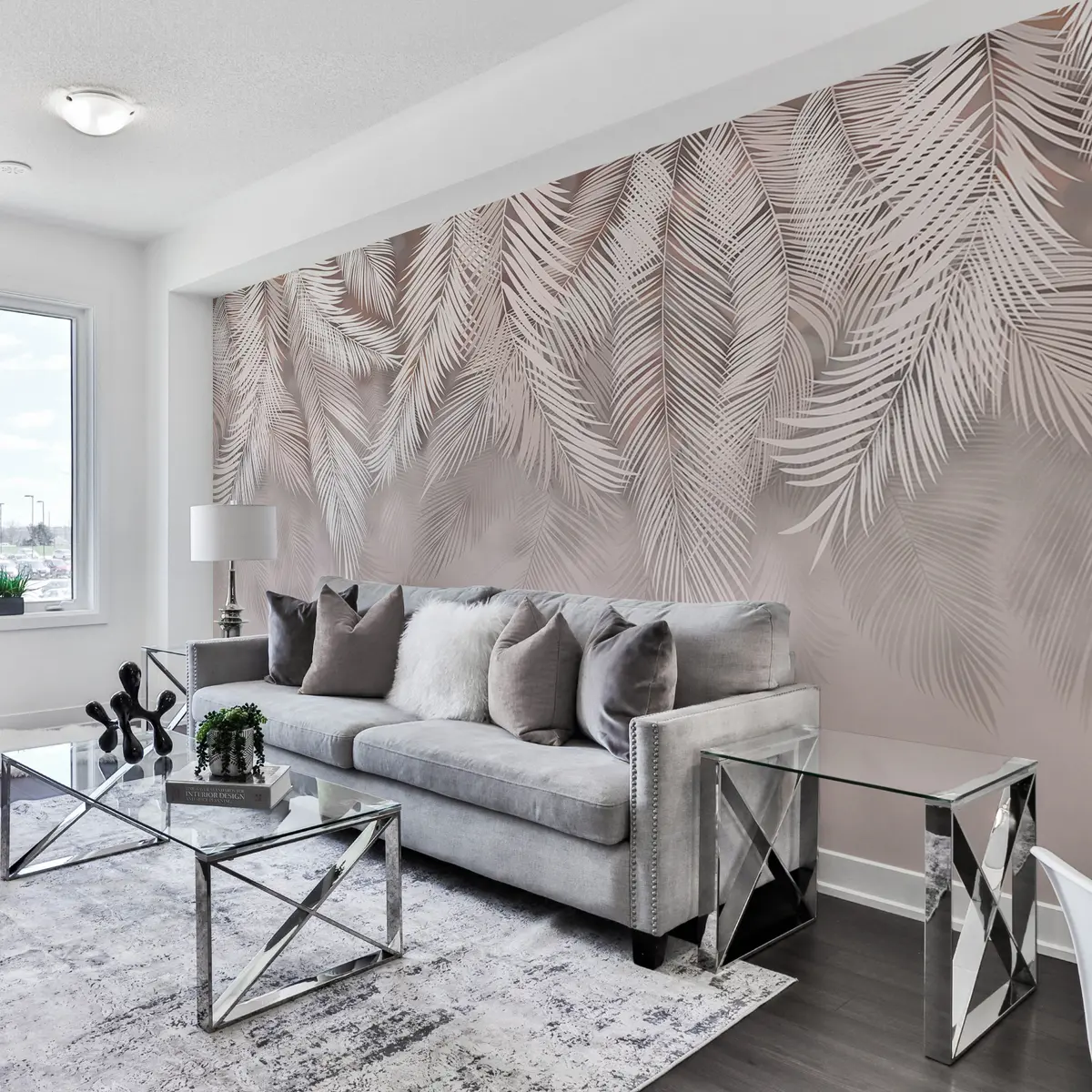 zidne murale Nježni opušteni listovi u48556v5d2