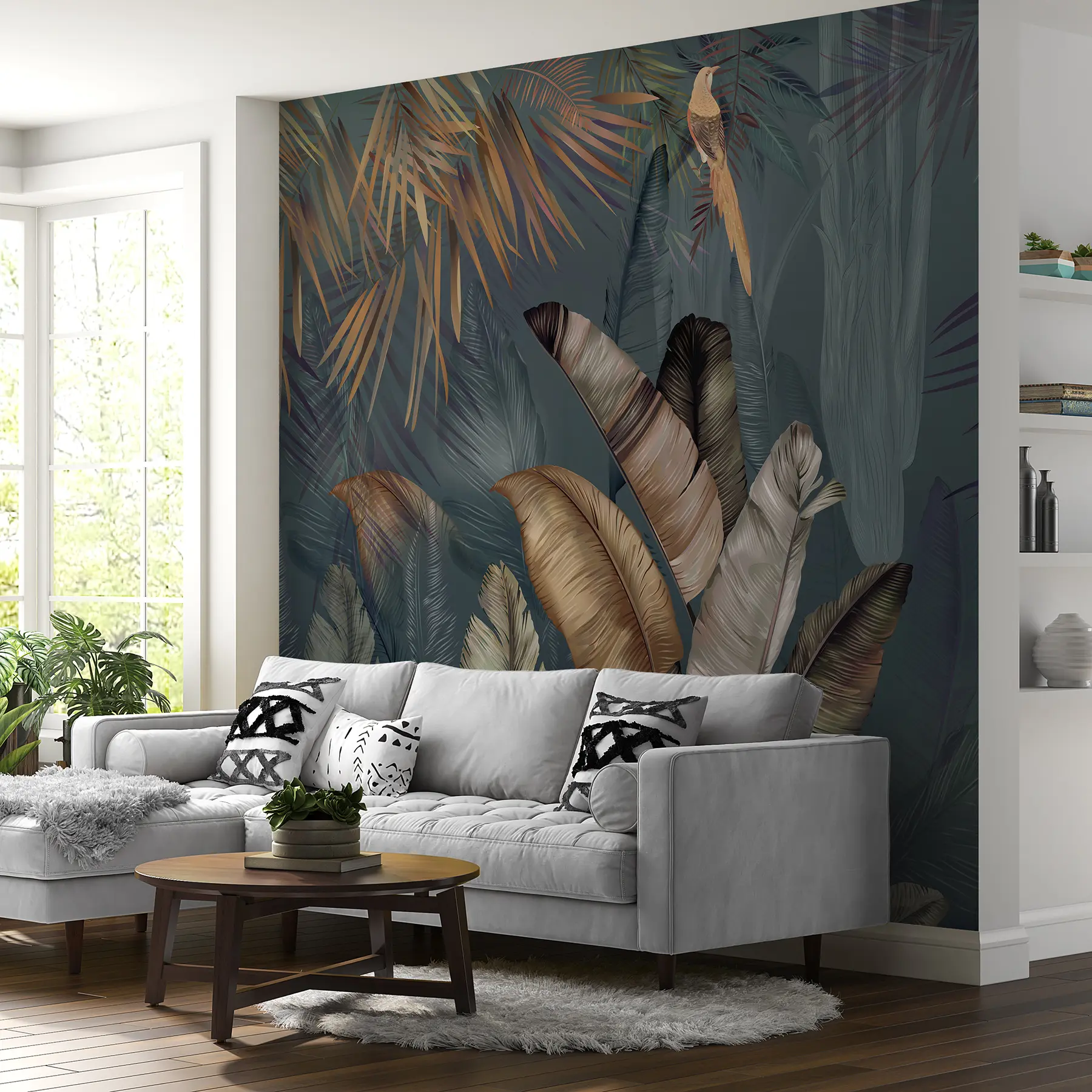 zidne murale Lišće u50468d1