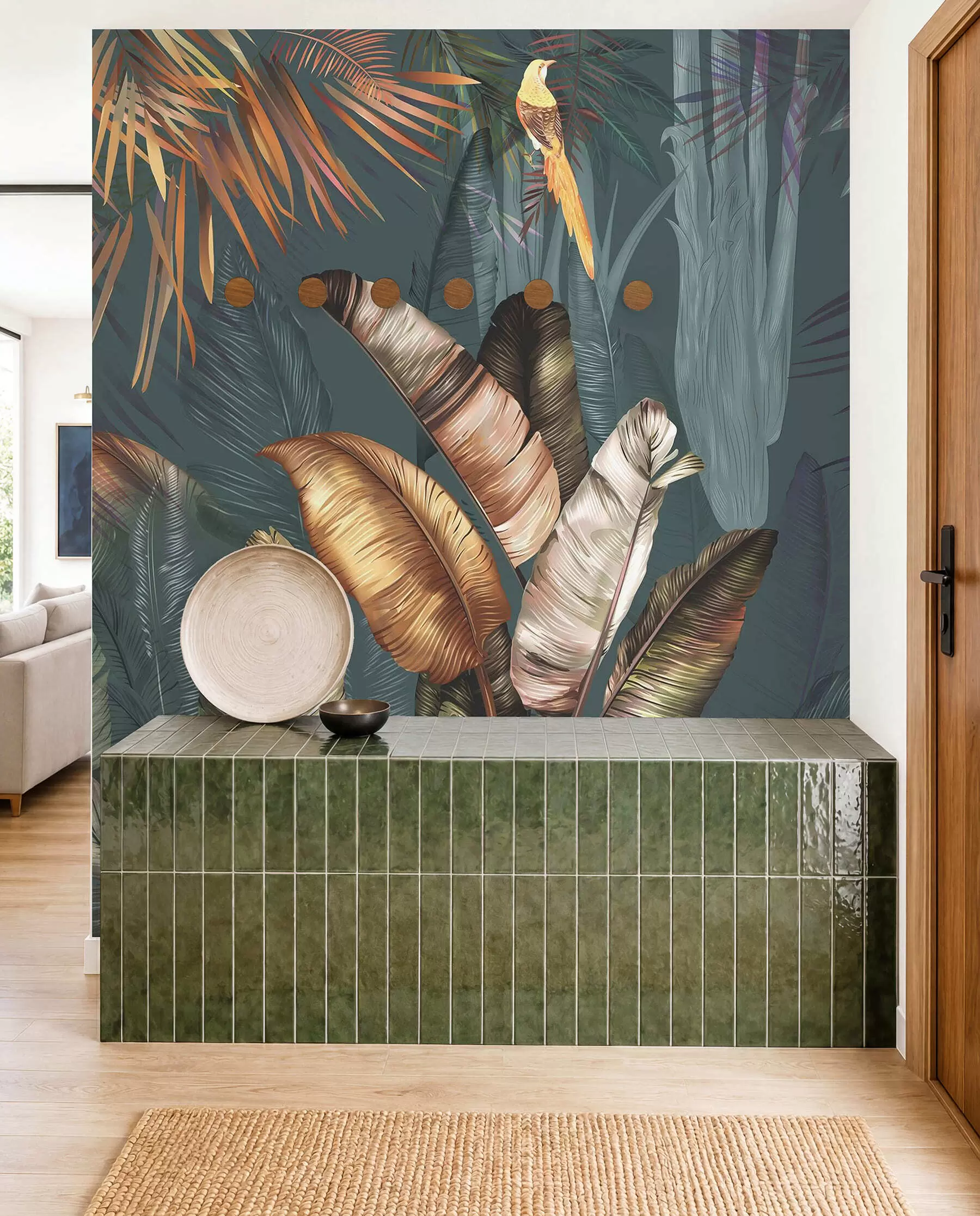 zidne murale Lišće u50468d1