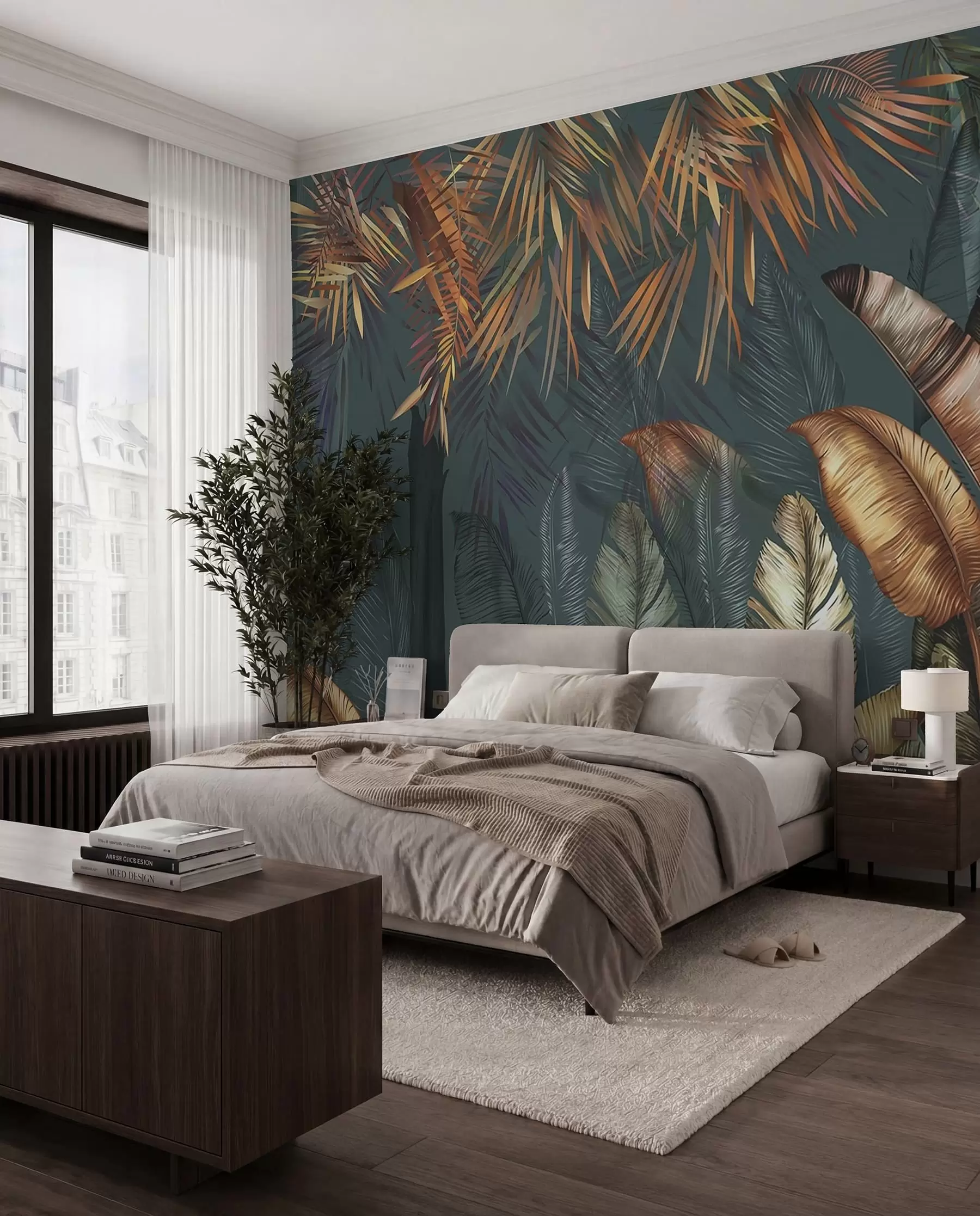 zidne murale Lišće u50468d2