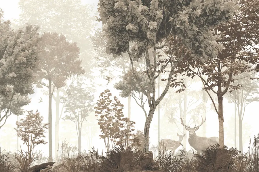 zidne murale Čarobna šuma u72134d3