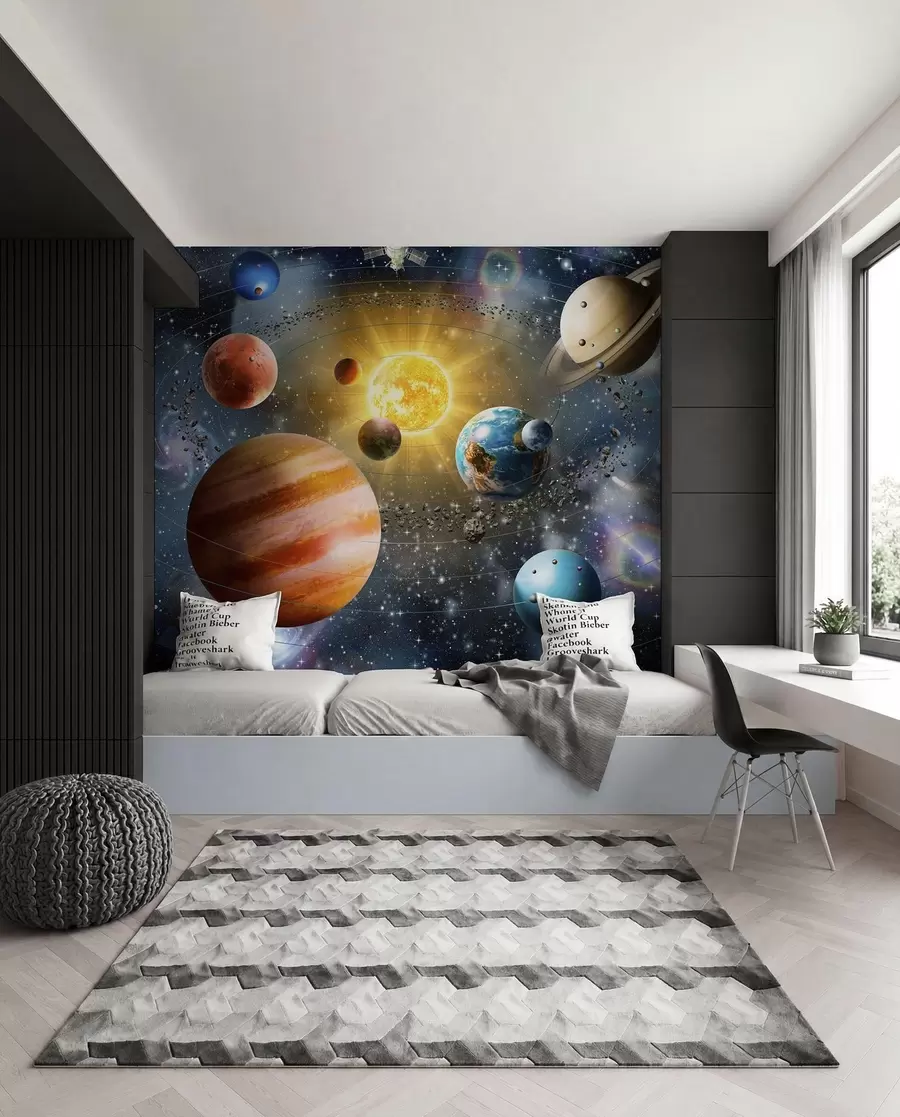 zidne murale Putovanje među planetima I u97222d1